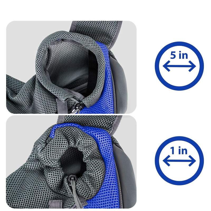Pet Puppy Carrier S/M Outdoor Travel Dog Shoulder Bag Mesh Oxford Single Comfort Sling Handbag Tote Pouch