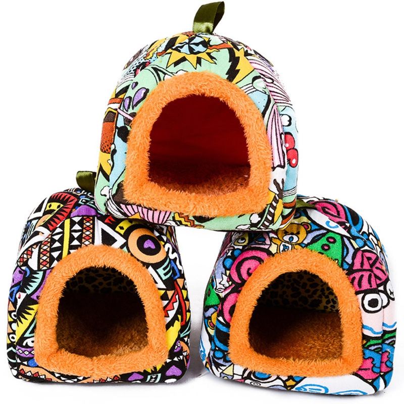 Grafitti Print Animal Hamster Bed