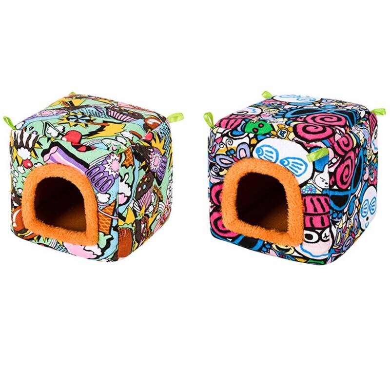 Grafitti Print Animal Hamster Bed
