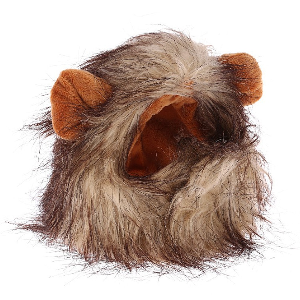 Furry Lion Wig for Cats