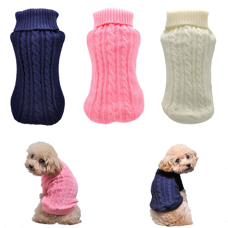 Cat's Turtleneck Knitted Sweater